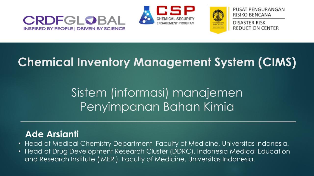 Chemical Inventory Management System